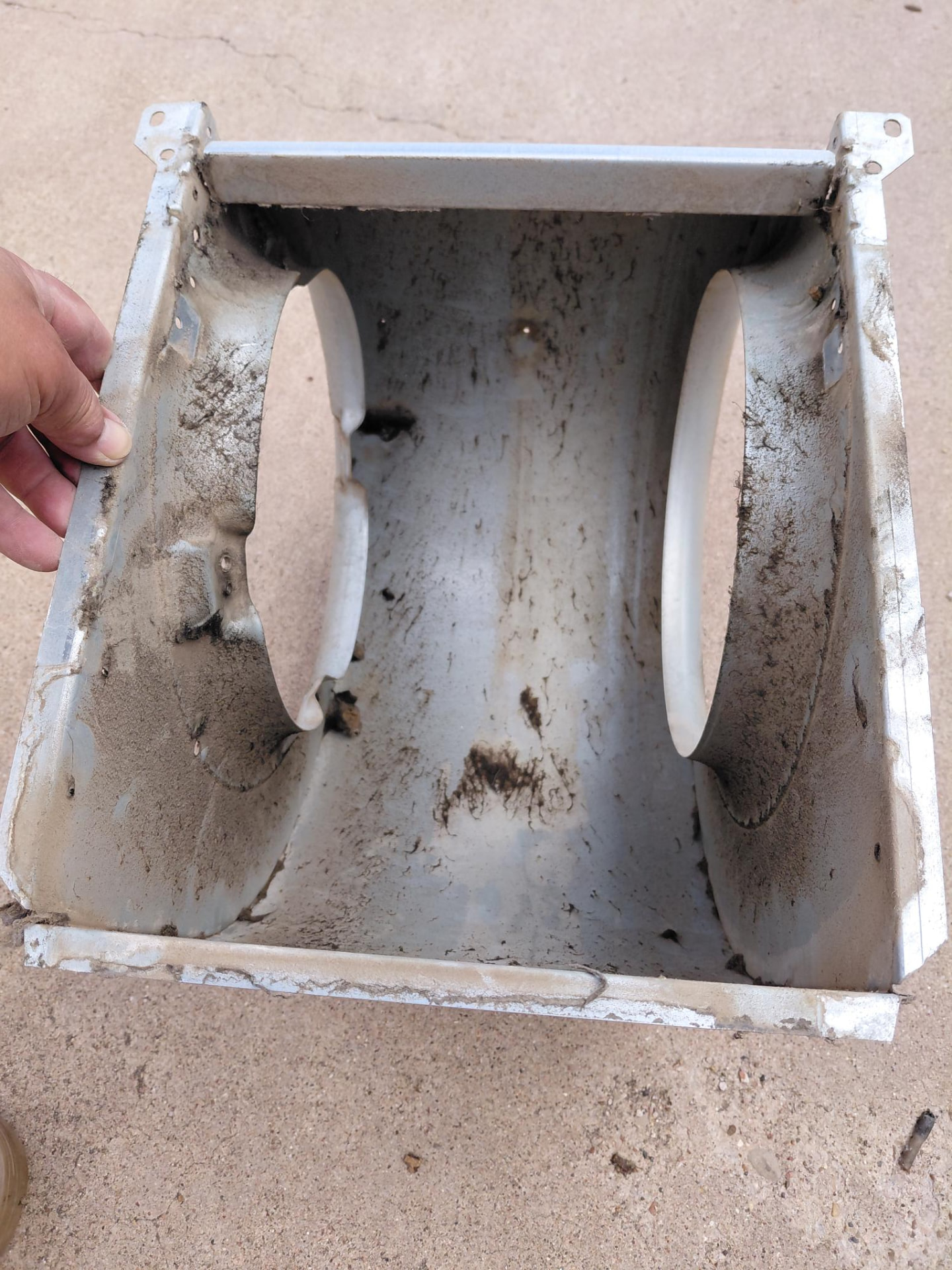 Interior blower housing documented during service.