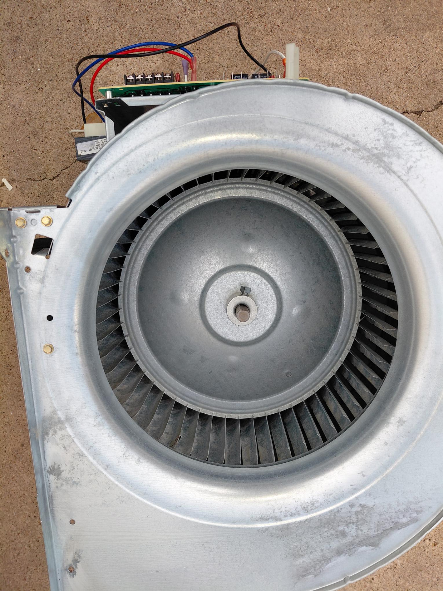 After cleaning — Blower Assembly Cleaning